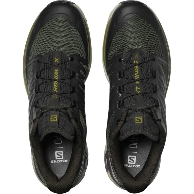 Black / Olive Salomon Xt-wings 2 Men's Sneakers | PH 85036Y